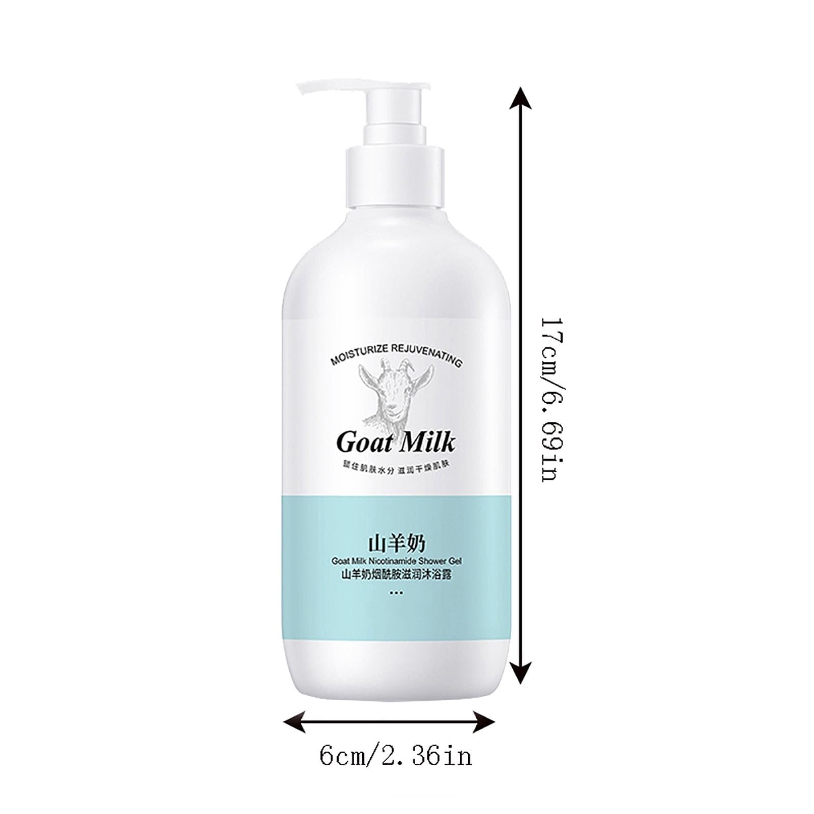 Гель для душу Goatmilk Whitening з козячим молоком та нікотинамідом 500 мл, фото №8