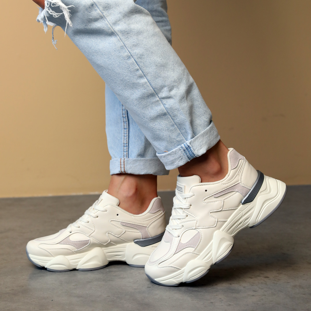 Кросівки жіночі 586834 Світло-бежеві 36 37 38 39 40 41, фото №2 Кросівки жіночі 586834 Світло-бежеві 36 37 38 39 40 41, фото №2