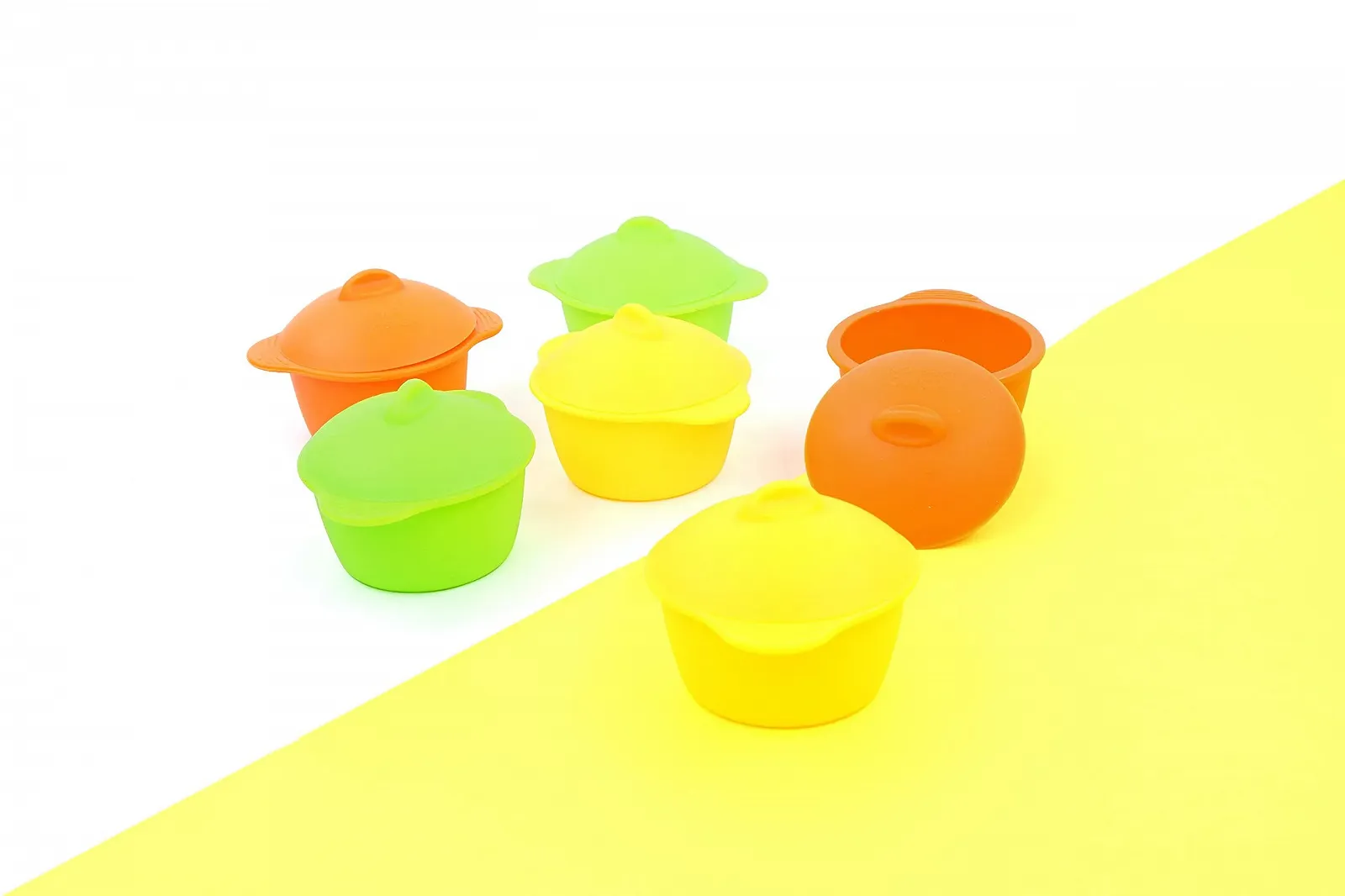 Набір міні-горщиків для тушкування YOKO DESIGN 1134 силіконових 6 шт, фото №2 Набір міні-горщиків для тушкування YOKO DESIGN 1134 силіконових 6 шт, фото №2