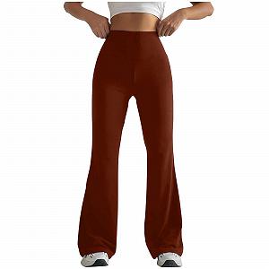 Леггинсы Vhersily 2025 Bootcut с высокой талией, клеш, Push Up, эластичные Для пилатеса и фитнеса - Фото 1