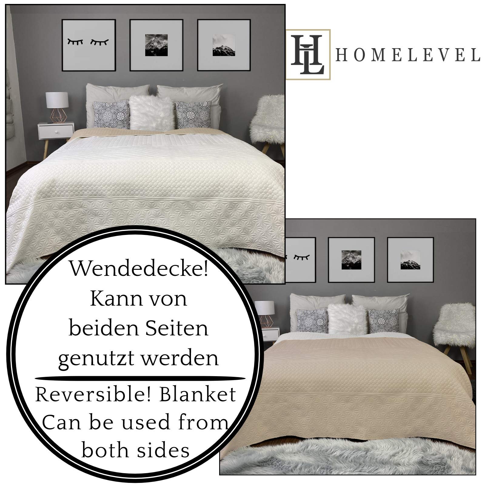 Покривало Homelevel 240 см x 220 см та 220 см x 200 см, фото №8