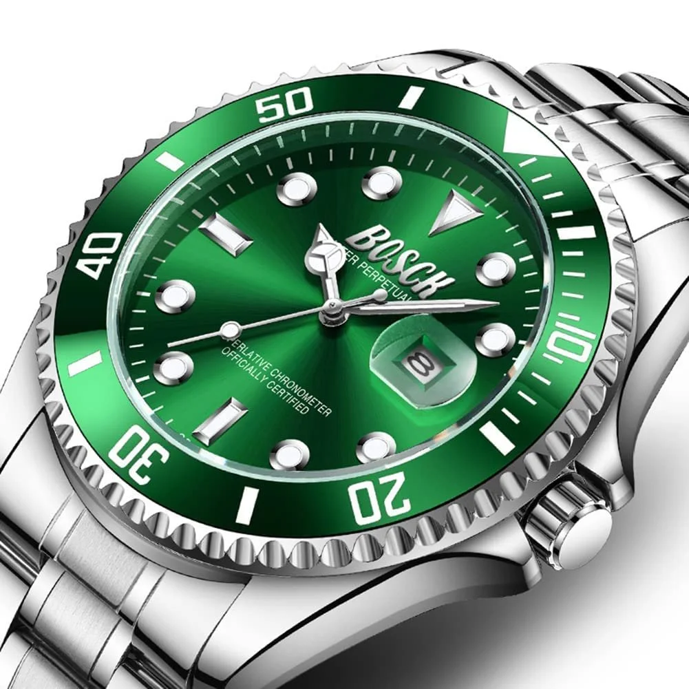 Классические роскошные водонепроницаемые наручные часы до 30 метров, аналоговые часы с большим циферблатом 44 мм, бизнес-дизайн, фото №3 Классические роскошные водонепроницаемые наручные часы до 30 метров, аналоговые часы с большим циферблатом 44 мм, бизнес-дизайн, фото №3