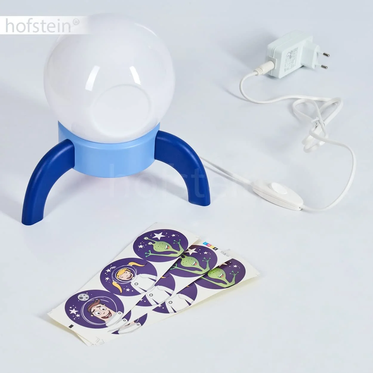 Настільна лампа Rougemont LED 5.4 Вт Astronaut Blue White, фото №6