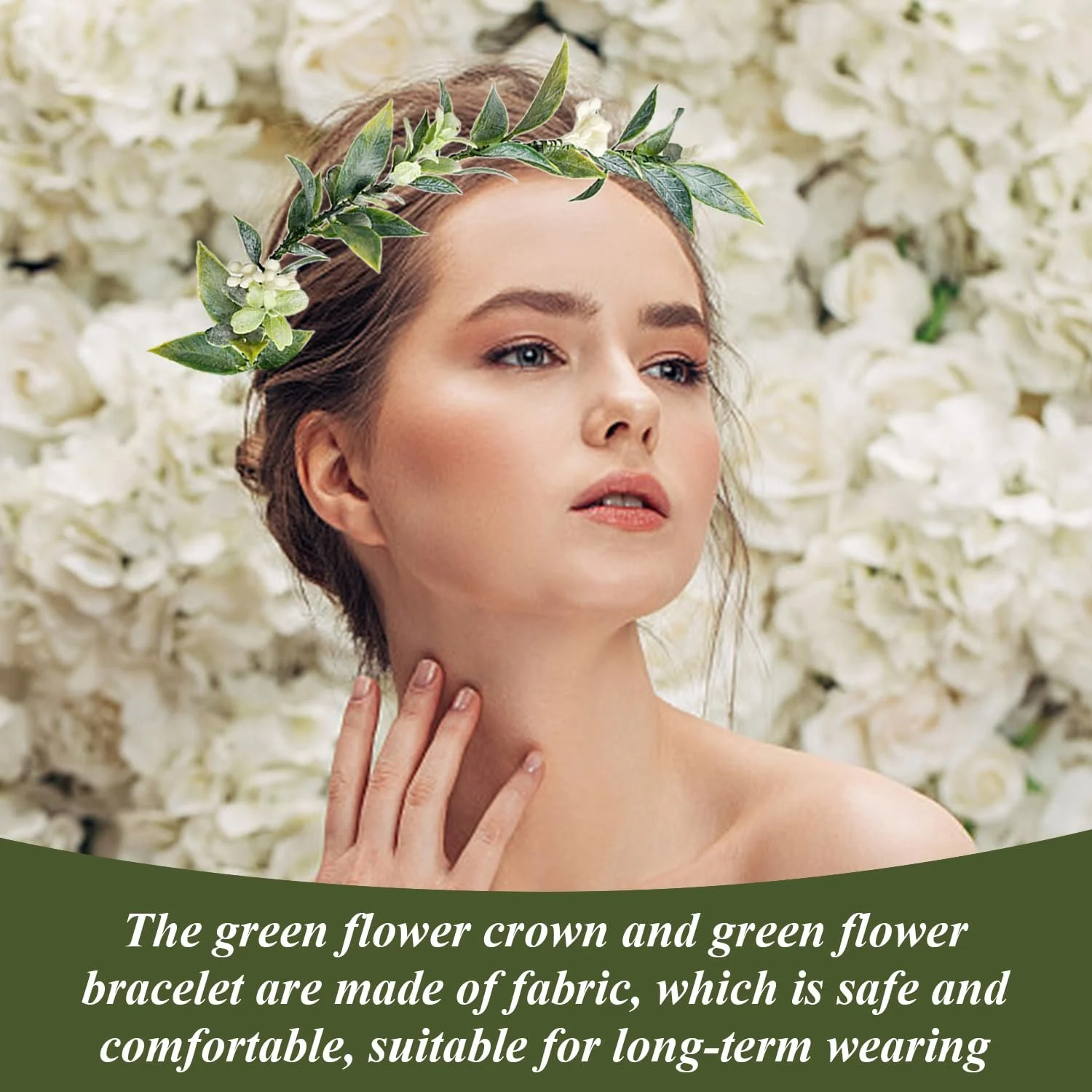 Венок Цветочный Зеленый, фото №6