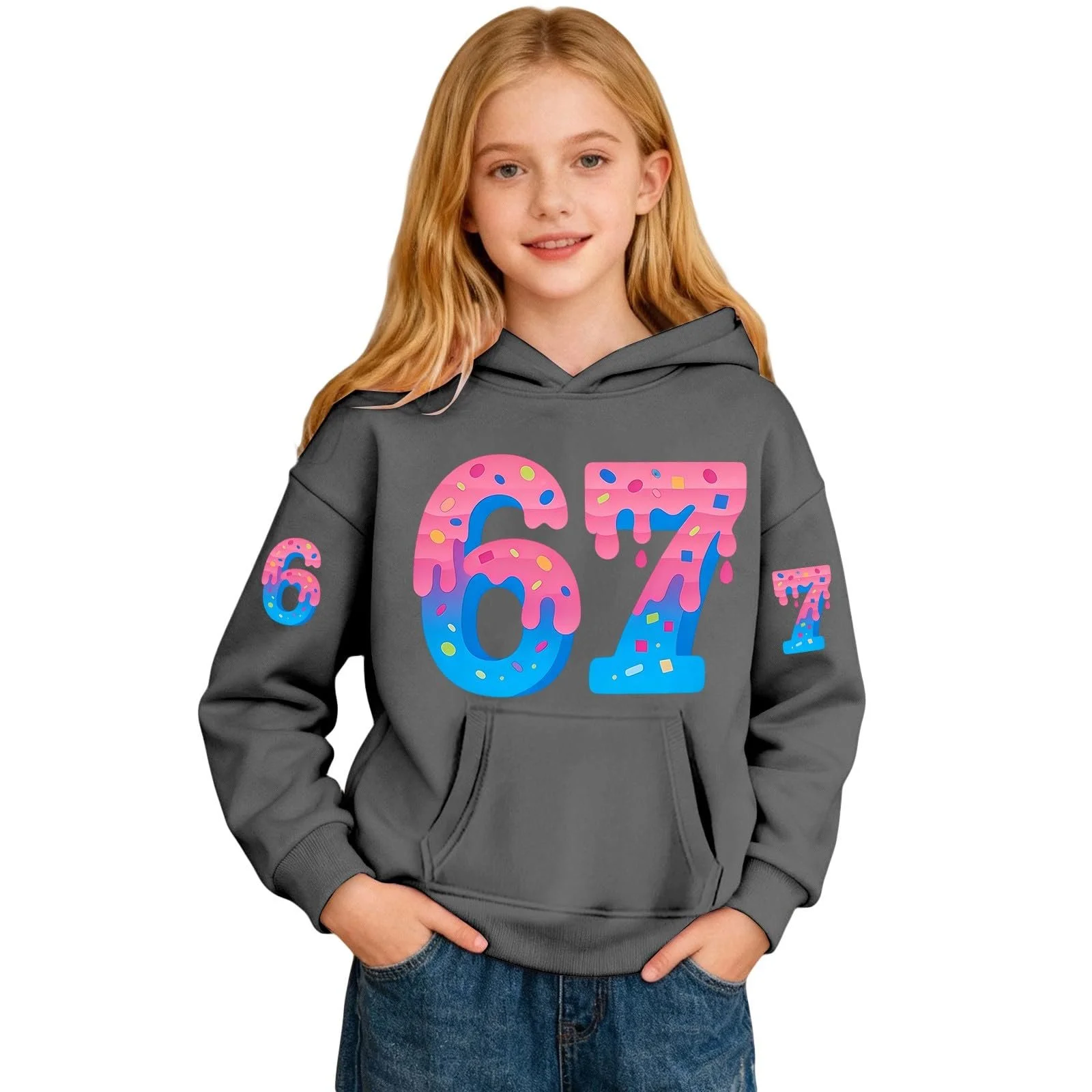 Худі Kinder з капюшоном для дівчаток, фото №1