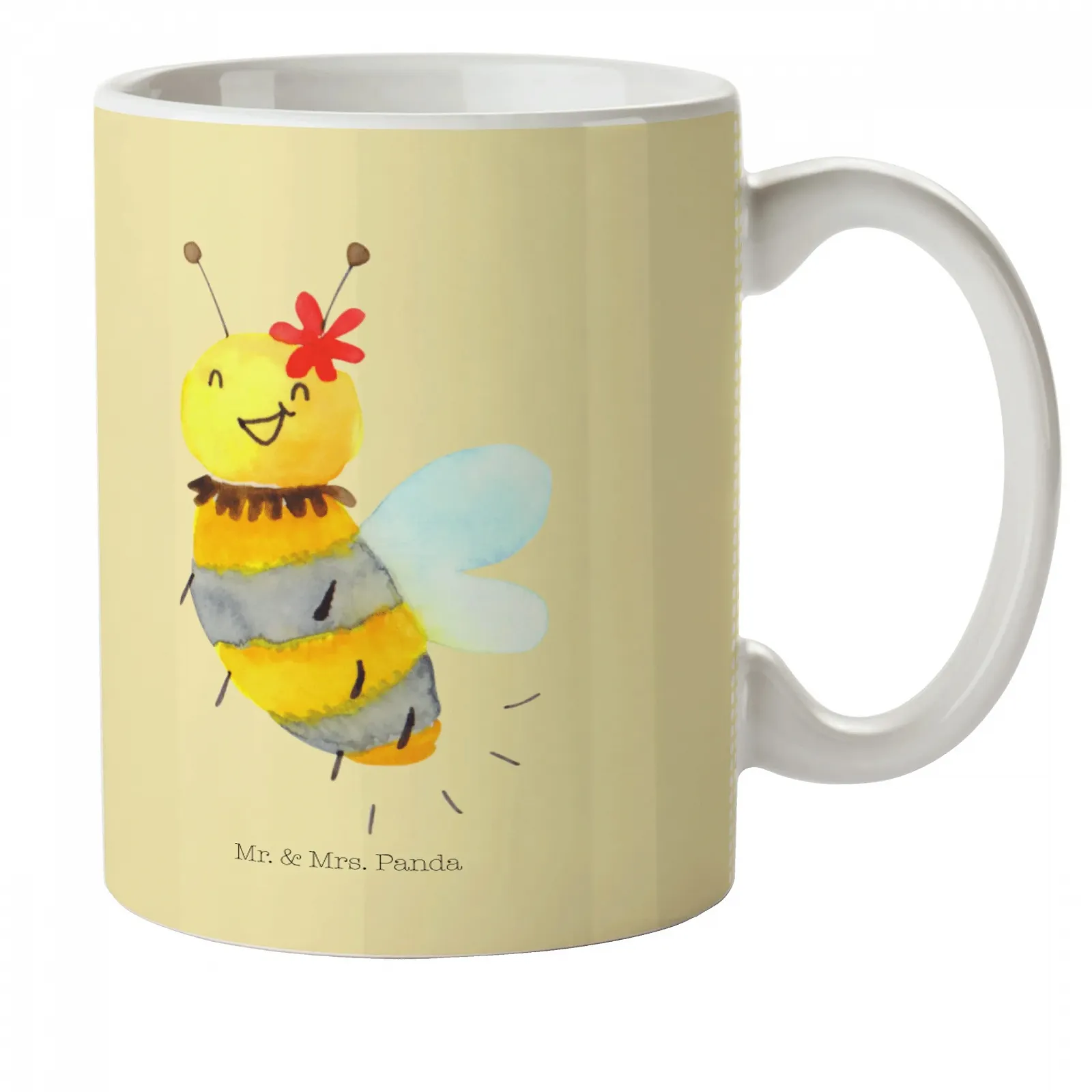 Дитяча чашка Mr. & Mrs. Panda Бджілка Квітка, пластикова, фото №1