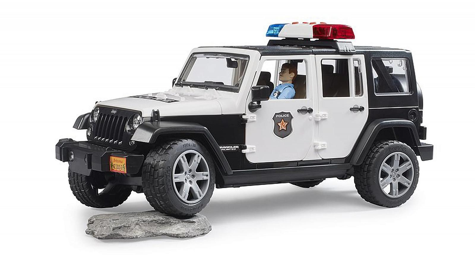 Bruder Jeep Wrangler Unlimited Rubicon Police, фото №4
