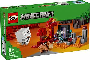Конструктор Lego Minecraft 21255 Засада у Портала Нижнего мира, 21252 Арсенал и 30672 Стив с Пандёнком synthetic.ua - Фото 1