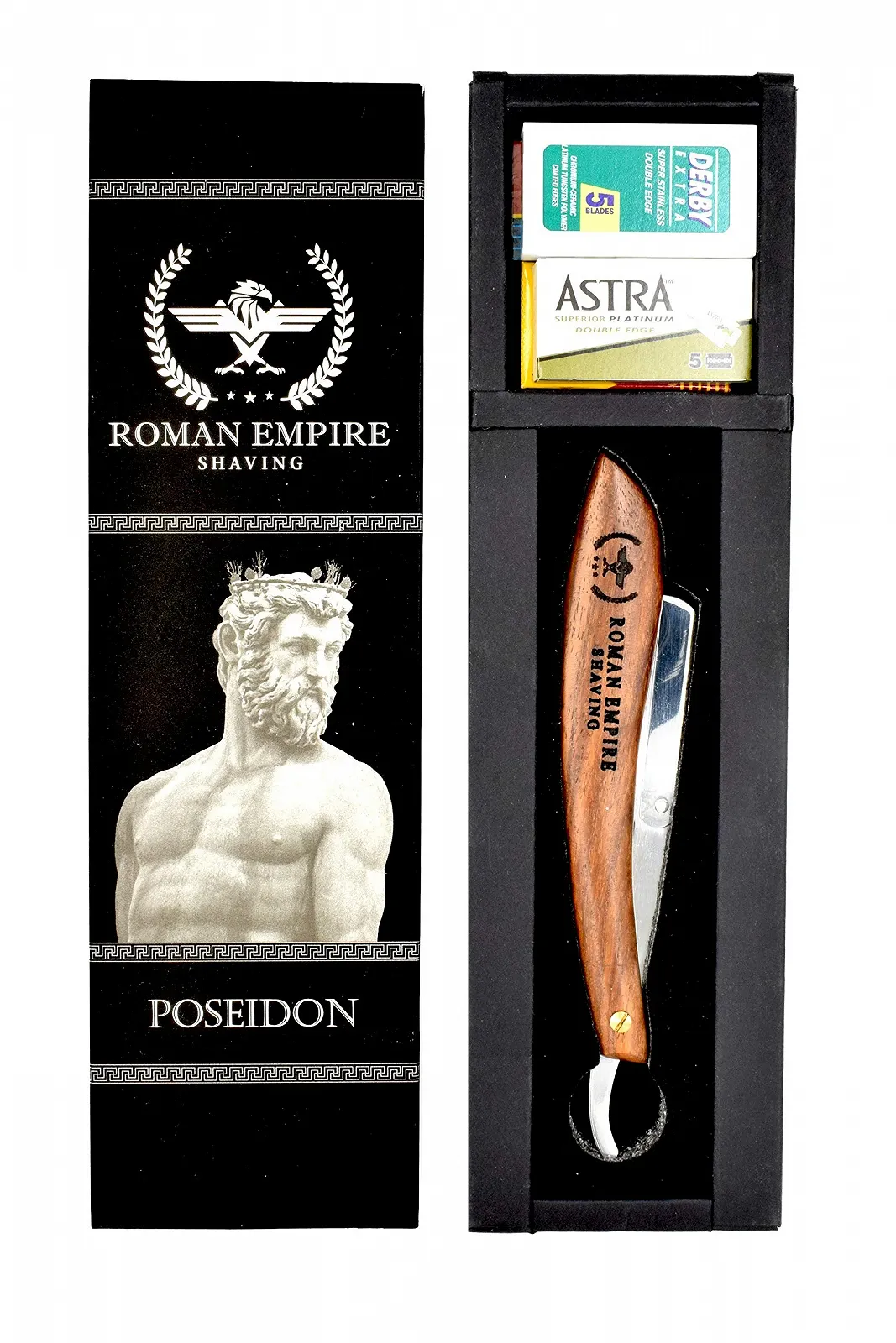 Набор для бритья Poseidon Astra, Derby, Shark, Treet 20 лезвий, фото №3 Набор для бритья Poseidon Astra, Derby, Shark, Treet 20 лезвий, фото №3