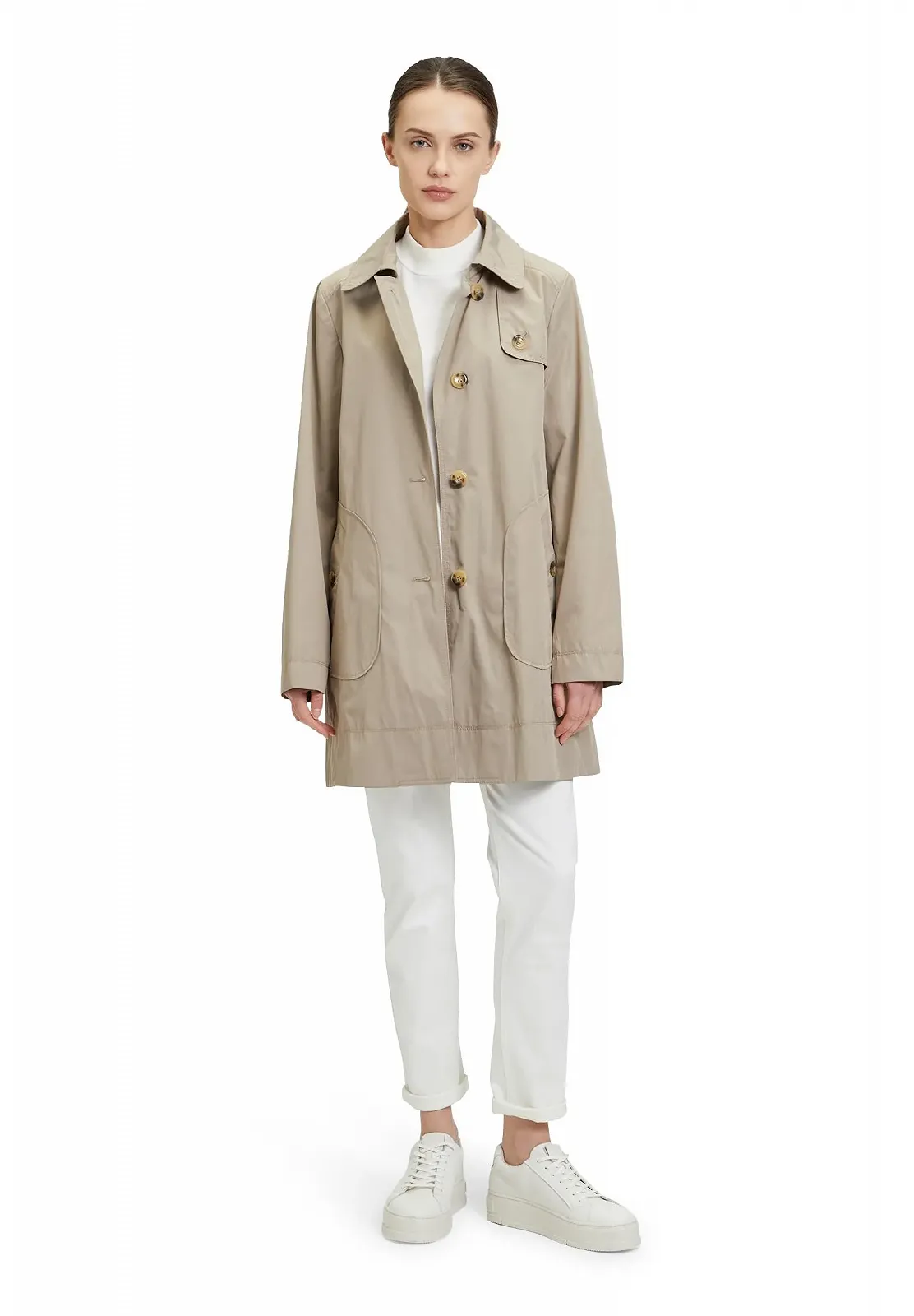 Коротке пальто Betty Barclay з накладними кишенями, фото №4 Коротке пальто Betty Barclay з накладними кишенями, фото №4