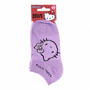 Шкарпетки HELLO KITTY TETE HK EN STRASS Бузковий 35-37 synthetic.ua - Фото 1