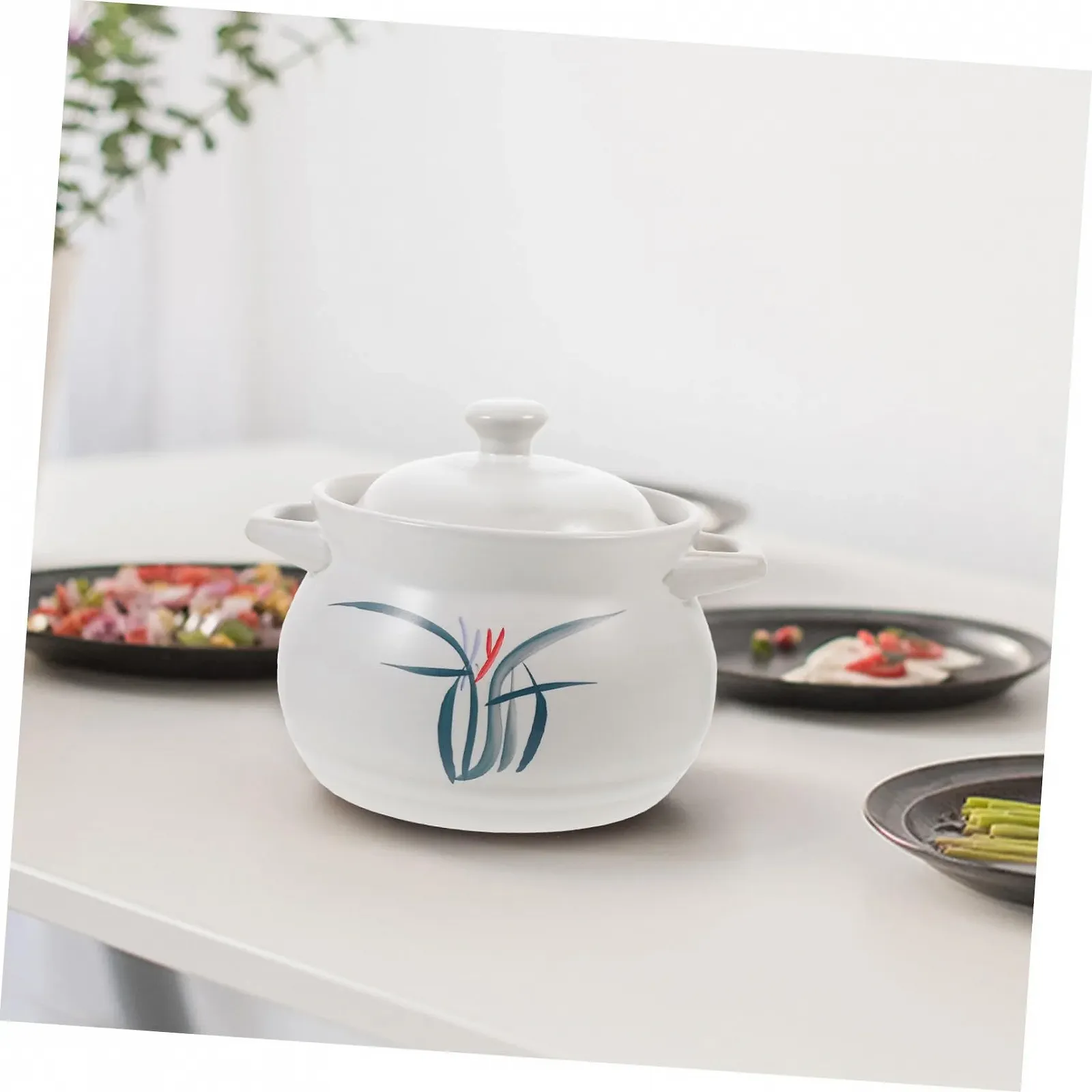 Кастрюля для супа Cabilock керамическая термостойкая в ассортименте, фото №6