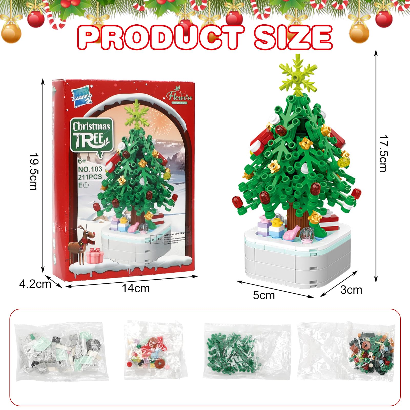 Конструктор Gohytal Christmas Tree, фото №5