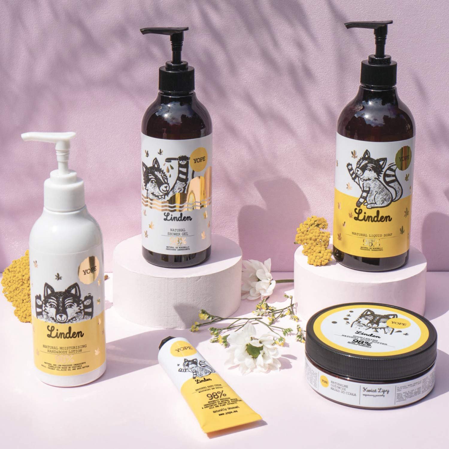 Гель для душа YOPE Lime Blossom Extract 400 мл 2 шт. Увлажняющий, фото №6