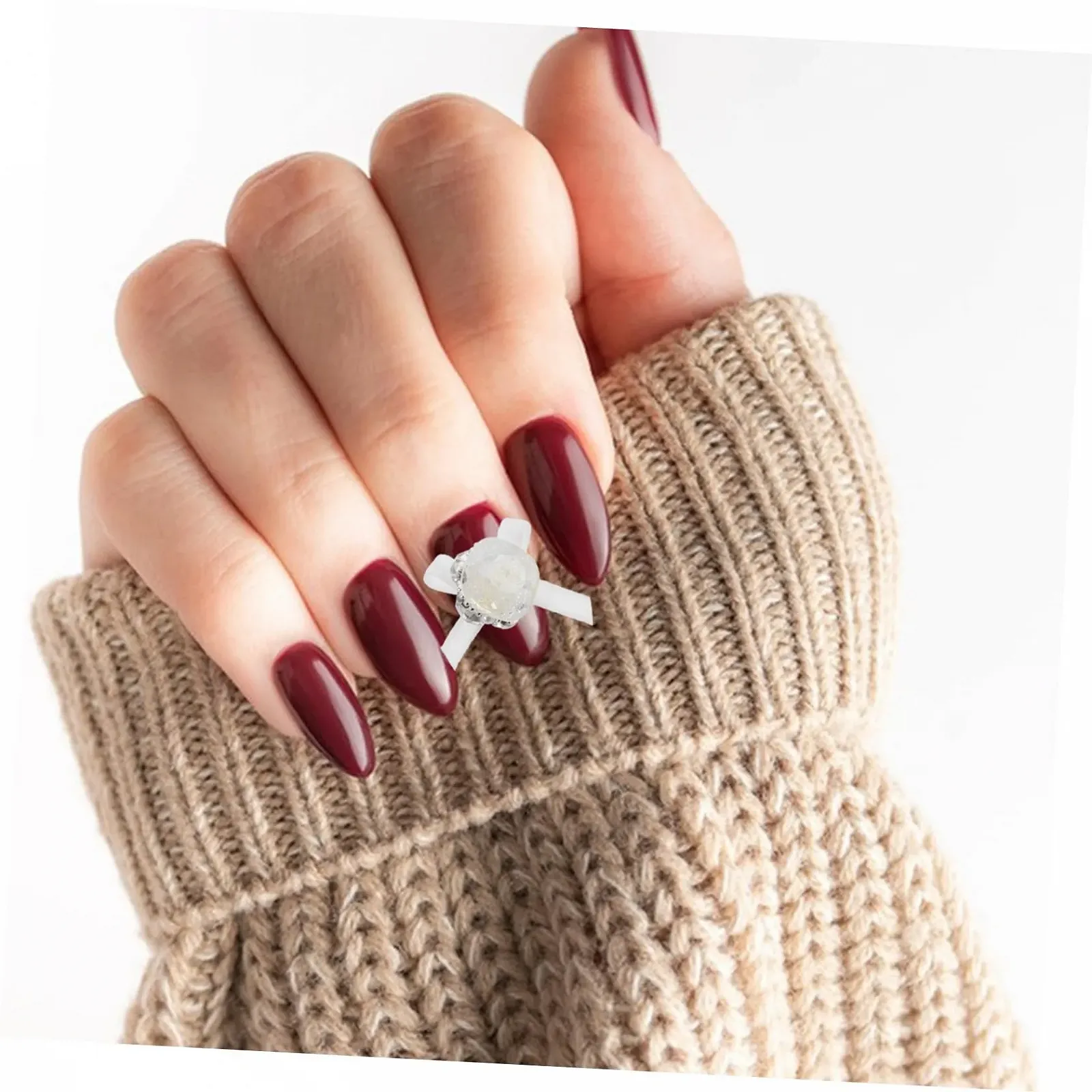 Прикраса для нігтів Бант Healeved Акрилові стрази, фото №4