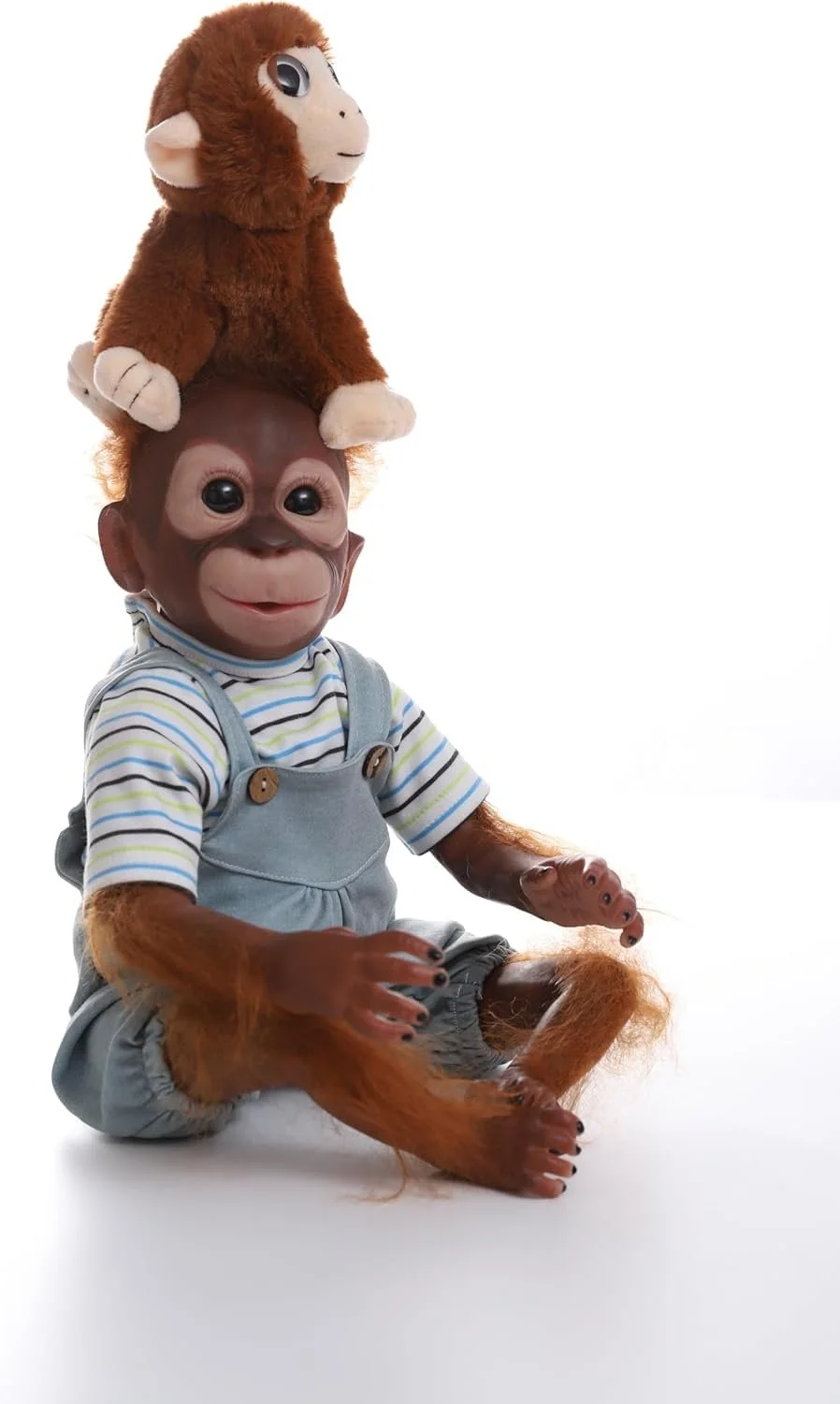 Кукла LKBOBIR Reborn Baby 51 см 21 дюйм Мягкий силикон-винил Reborn мальчик-обезьянка, фото №3 Кукла LKBOBIR Reborn Baby 51 см 21 дюйм Мягкий силикон-винил Reborn мальчик-обезьянка, фото №3