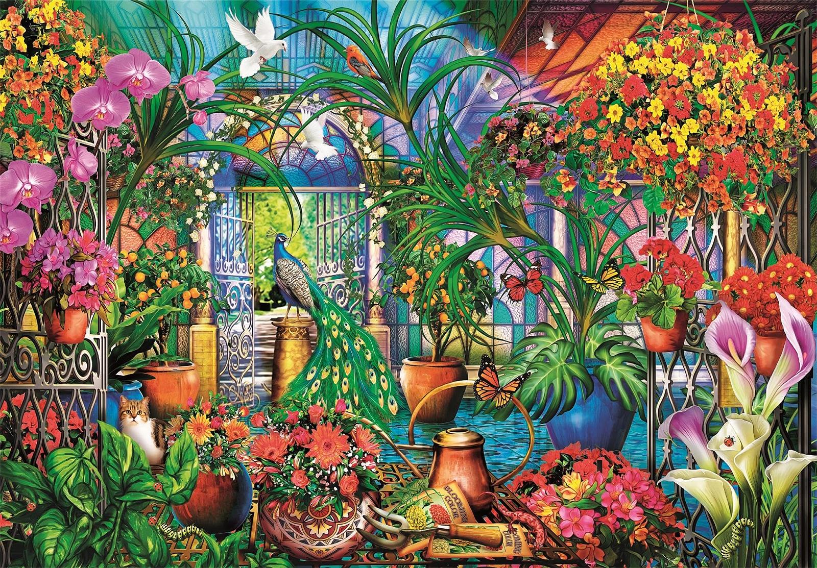 Пазл Clementoni Puzzle Collection The Greenhouse Caretakers 500 деталей компактная коробка 35579, фото №2 Пазл Clementoni Puzzle Collection The Greenhouse Caretakers 500 деталей компактная коробка 35579, фото №2