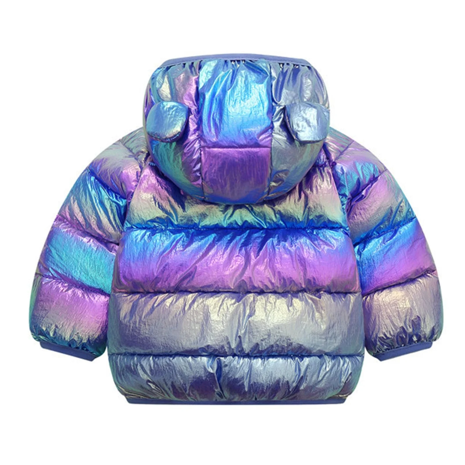 Зимняя Куртка для Девочек и Мальчиков с Капюшоном Generisch, Легкая Дождевая Куртка с Карманами, Зимняя Теплая Куртка с Подкладкой, Зимняя Куртка, Тонкая Пуховая Куртка на Молнии, Ветрозащитная Куртка с Капюшоном, Зимняя Куртка для Отдыха, фото №3