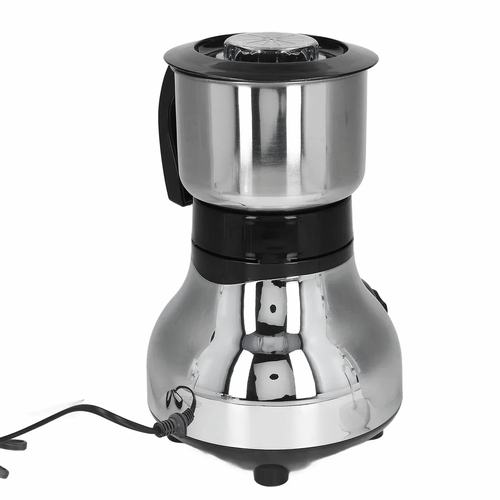 Електрична кавомолка Topyond для домашнього використання, нержавіюча сталь, для кавових зерен, спецій, горіхів, трав, зерен, 300 Вт, EU Plug, 220 В, фото №7