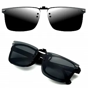 Поляризованные солнцезащитные очки-насадки CREYESTAL, подъемные и сверхлегкие, для мужчин и женщин, 100% UV400 - Фото 1