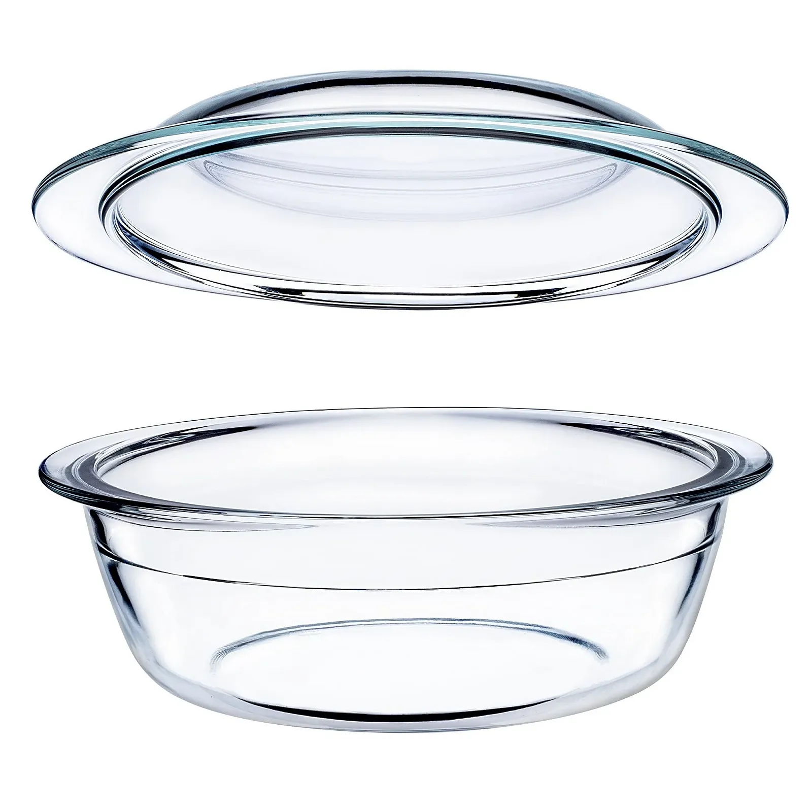 Форма для запікання KADAX 2.2 л кругла з термостійкого скла з кришкою, фото №9