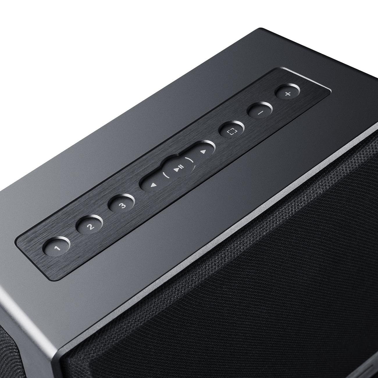 Акустична система Teufel ONE S Компактний Multiroom Bluetooth з Wi-Fi Будильник Музичний стрімінг Чорний, фото №3 Акустична система Teufel ONE S Компактний Multiroom Bluetooth з Wi-Fi Будильник Музичний стрімінг Чорний, фото №3