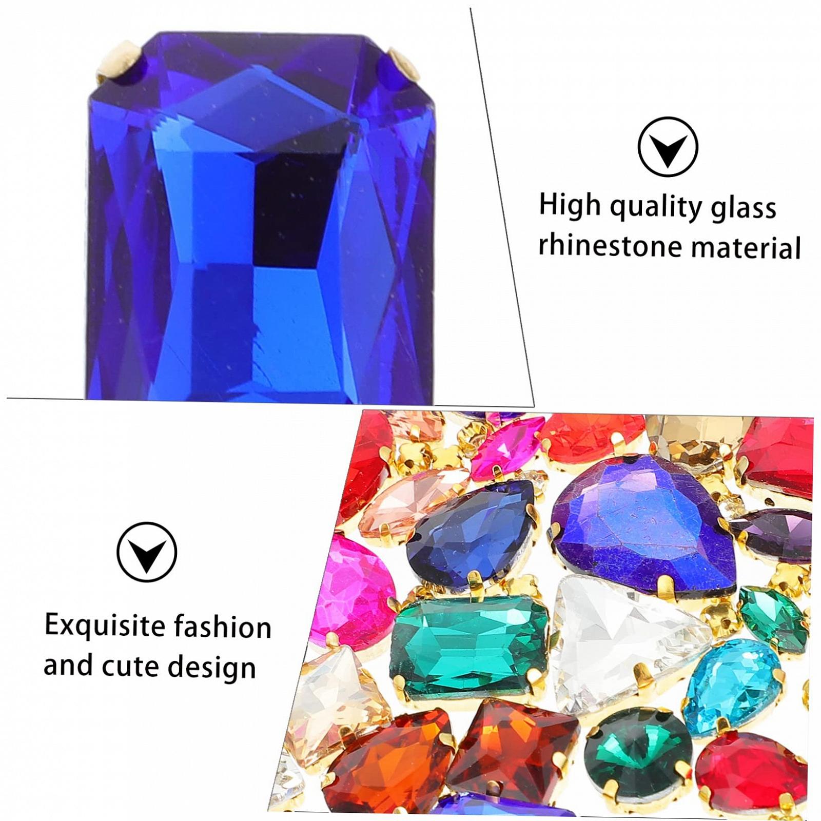 Пришивные кристаллы для ногтей с когтями, 1 набор, фото №9