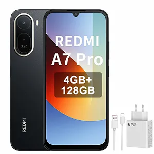 Смартфон XIAOMI Redmi A7 Pro 4+128GB 6.9" 120Hz HyperOS 3 6000 мАч Dual SIM Черный (с зарядным устройством 67 Вт) - Фото 1