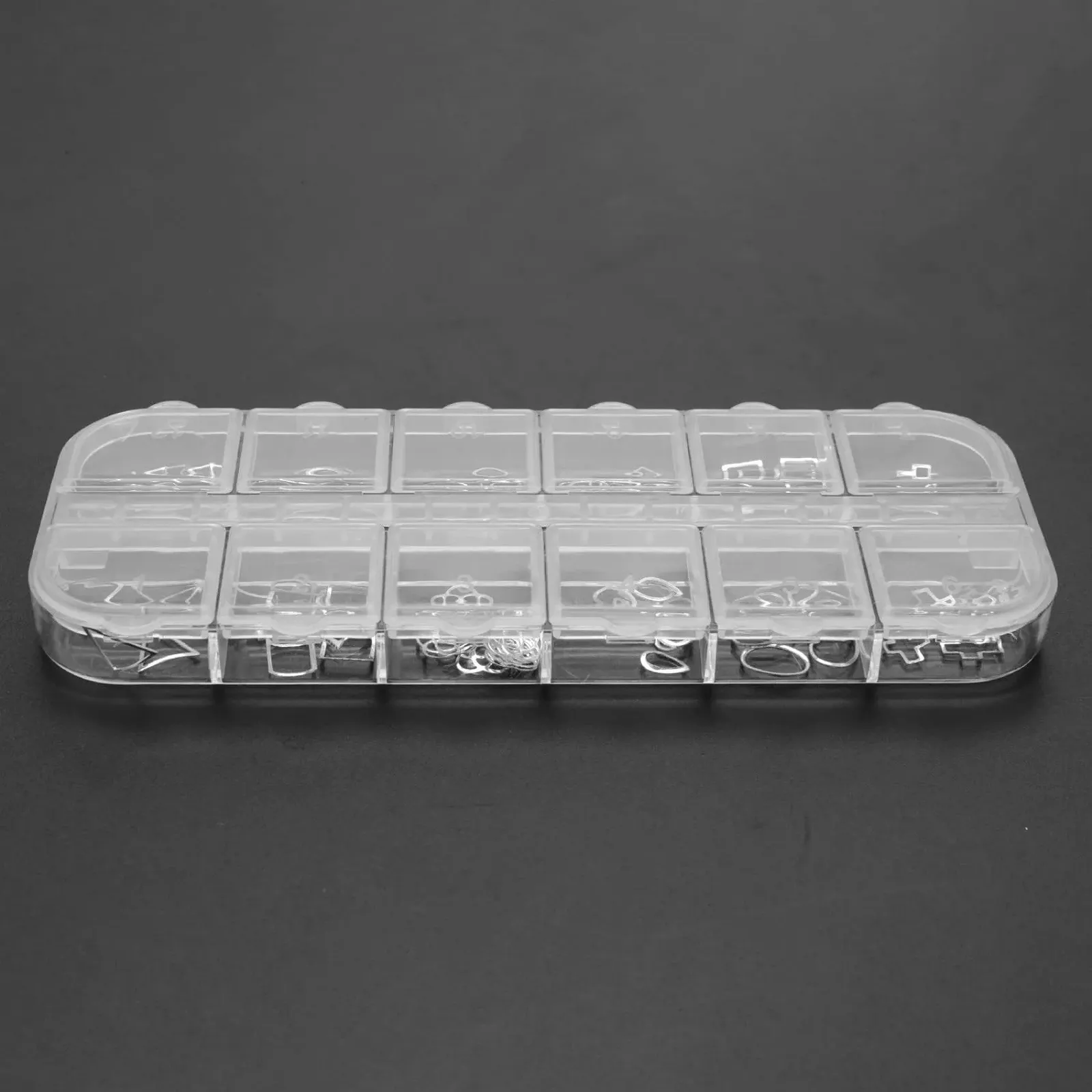 Стразы Booso 3D инструмент для маникюра 8# серебряный, фото №5