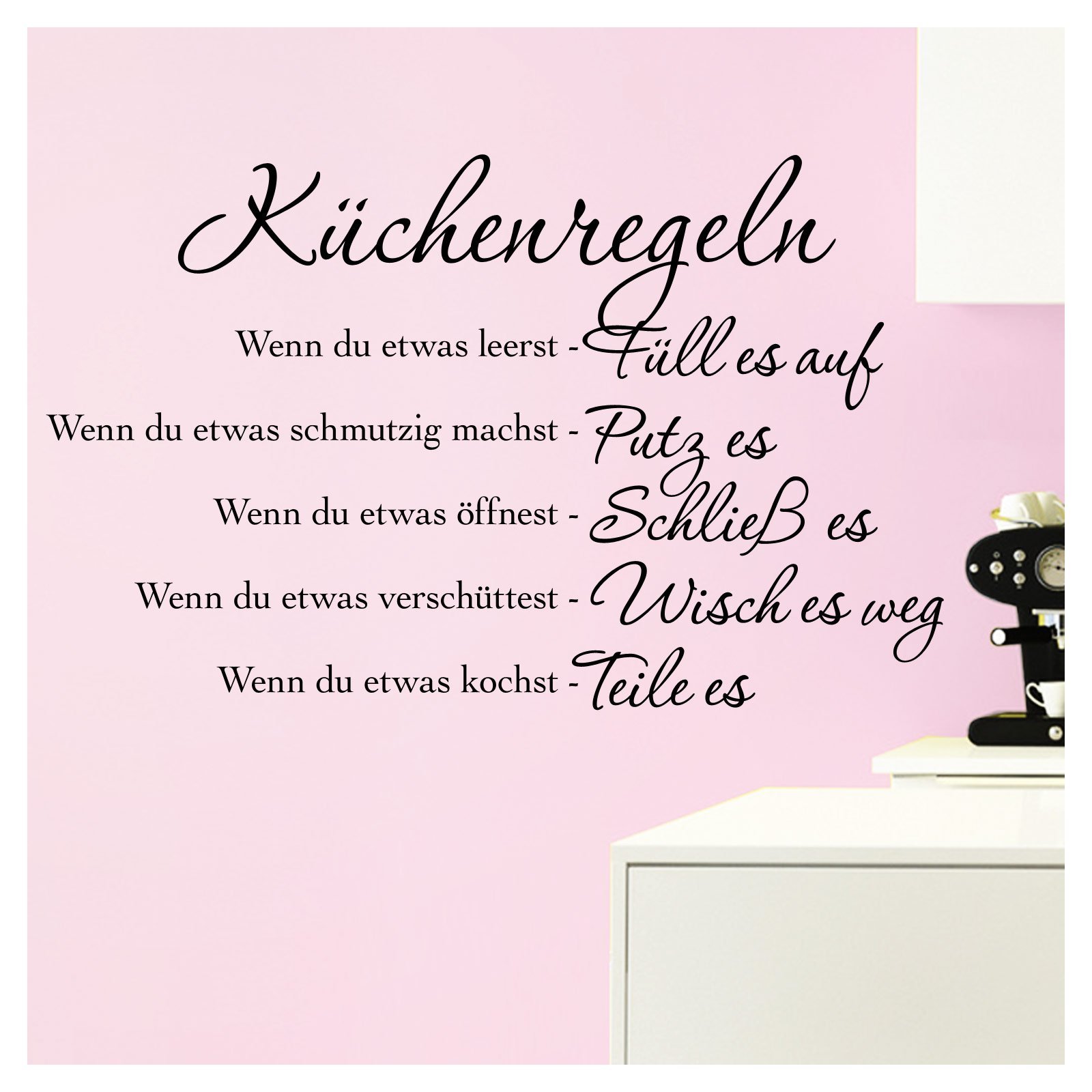 Наклейка на стіну Gran Dora W957 Kitchen Rules, фото №1 Наклейка на стіну Gran Dora W957 Kitchen Rules, фото №1