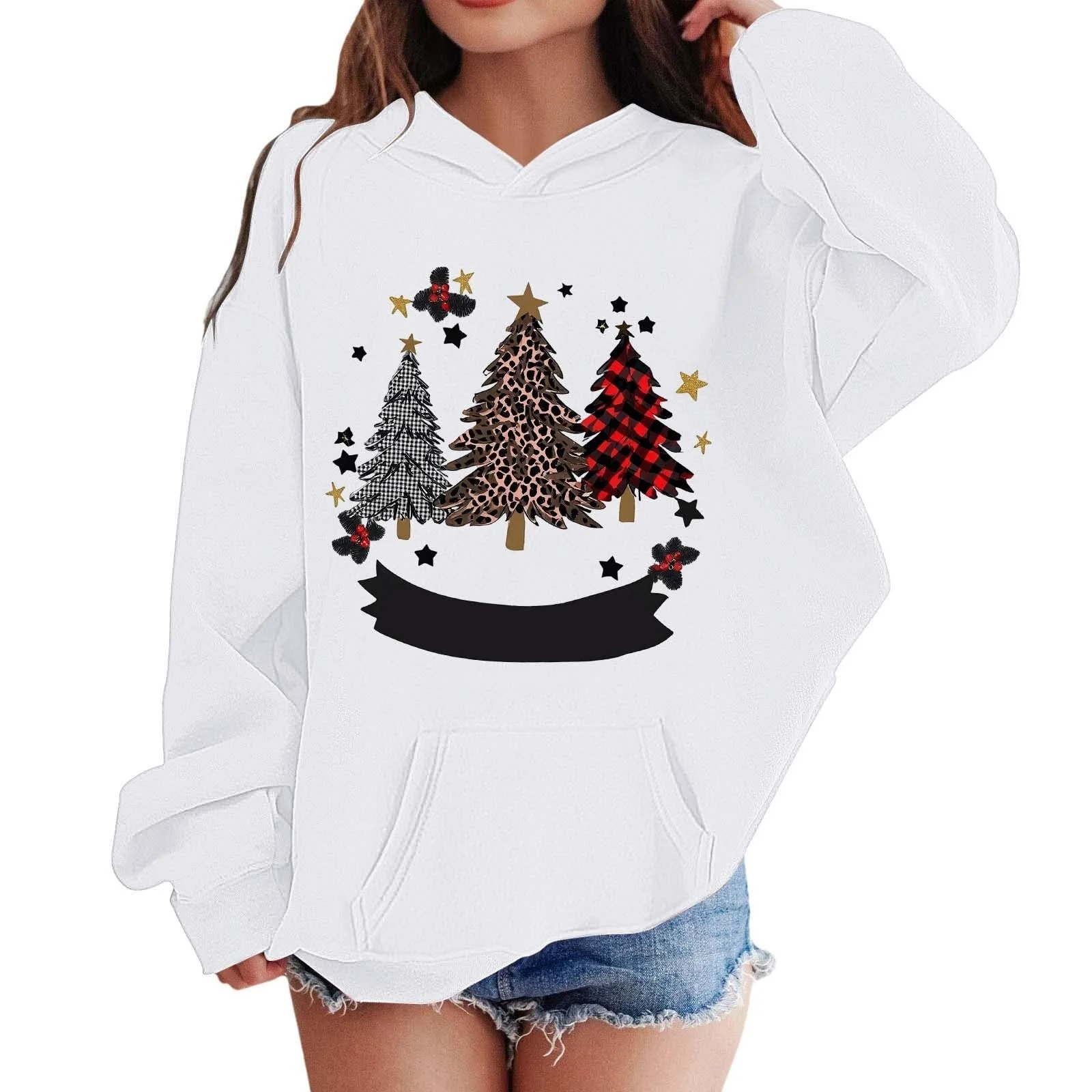 Худи Generisch Рождественский Свитер Девочка Рождественский Пуловер Худи Рождественский Длинный Рукав с Рождественским Мотивом Легкий Рождественский Наряд Удобный Рождественский Костюм, фото №1 Худи Generisch Рождественский Свитер Девочка Рождественский Пуловер Худи Рождественский Длинный Рукав с Рождественским Мотивом Легкий Рождественский Наряд Удобный Рождественский Костюм, фото №1