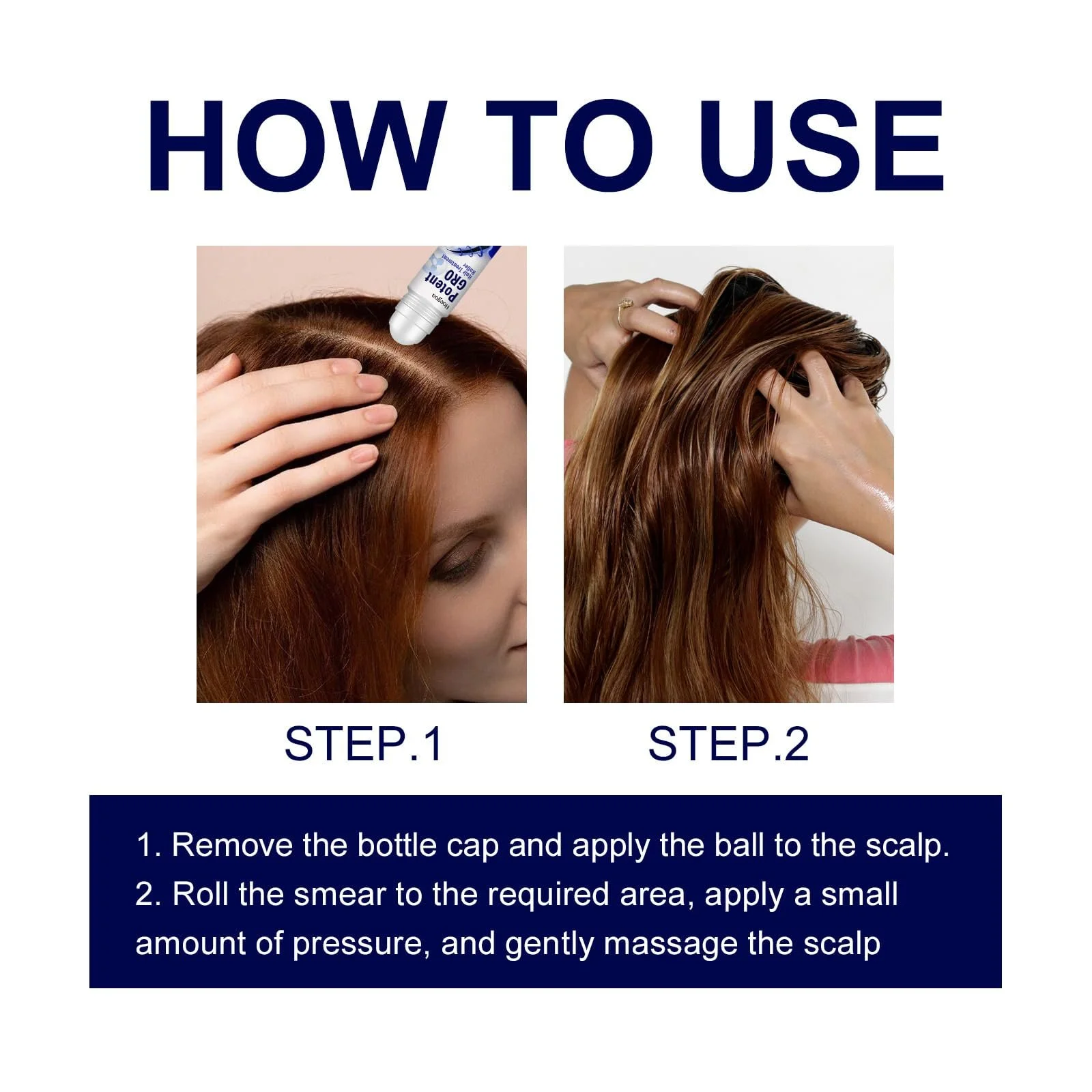 Олія Догляд за волоссям, Ролик для росту волосся, Сироватка проти випадіння волосся, фото №7