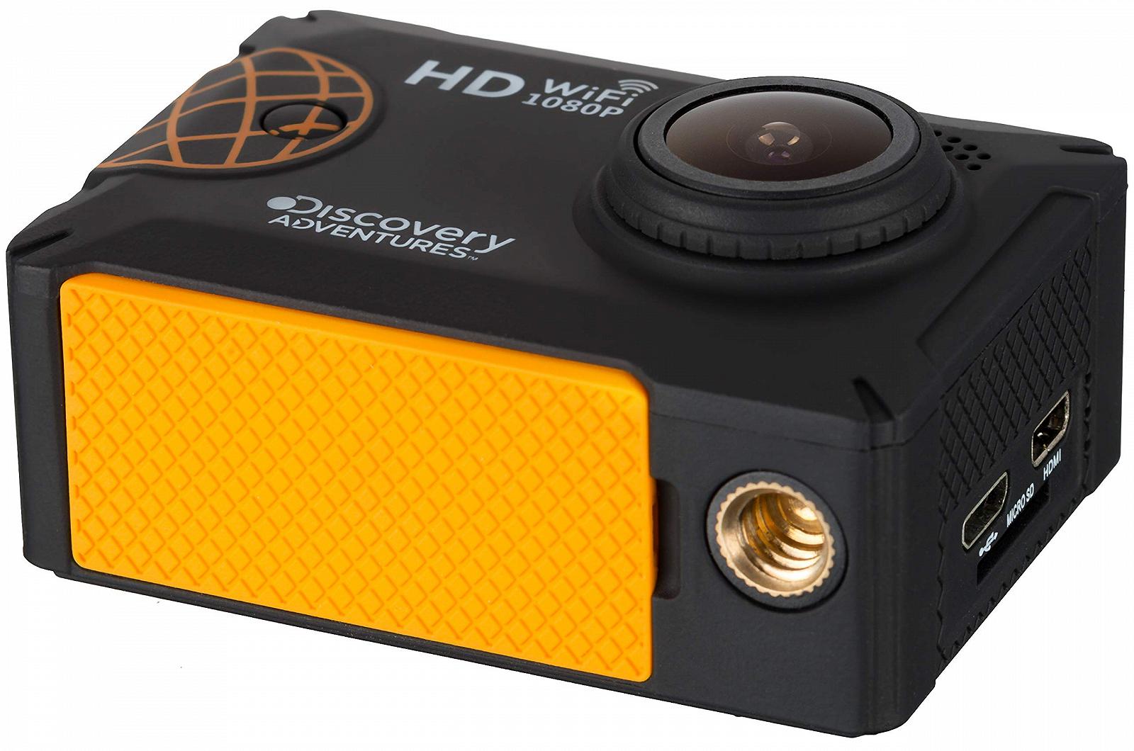 Екшн-камера Discovery Expedition Adventures Full HD 1080P Wifi з LCD екраном 5.08 см чорна, фото №5