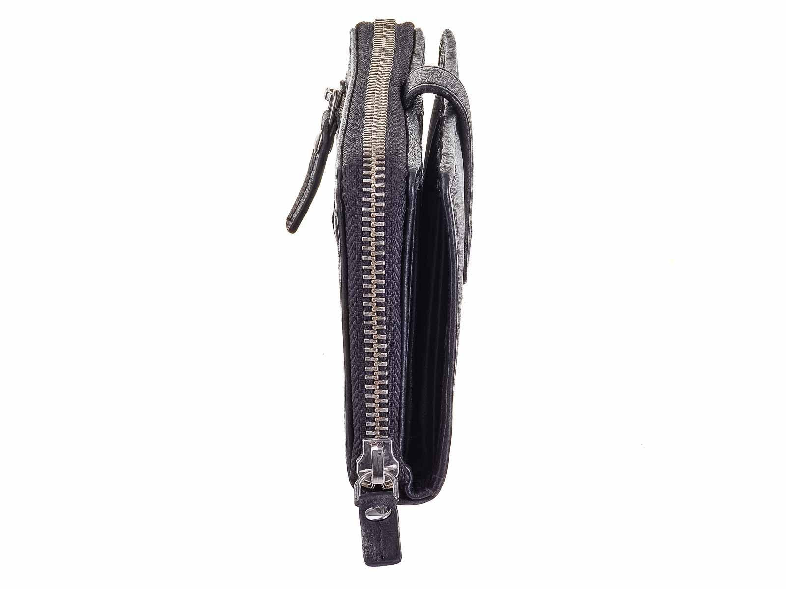 Женский кошелек на молнии Ledermeid Prato LM B06-K-RFID-black Классический Черный, фото №3