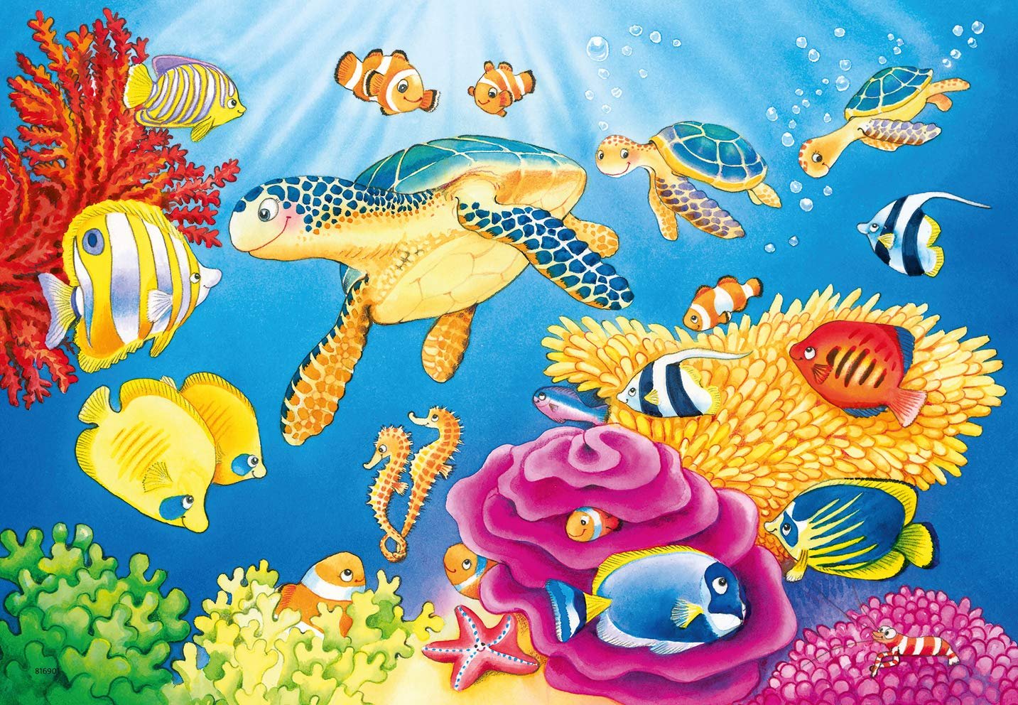 Пазл Ravensburger 07815 Разноцветный подводный мир, фото №2