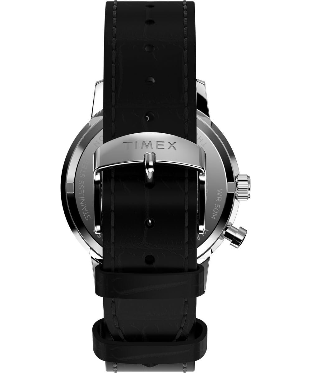Годинник Timex Marlin Moonphase Чоловічий Багатофункціональний циферблат, чорний, фото №3