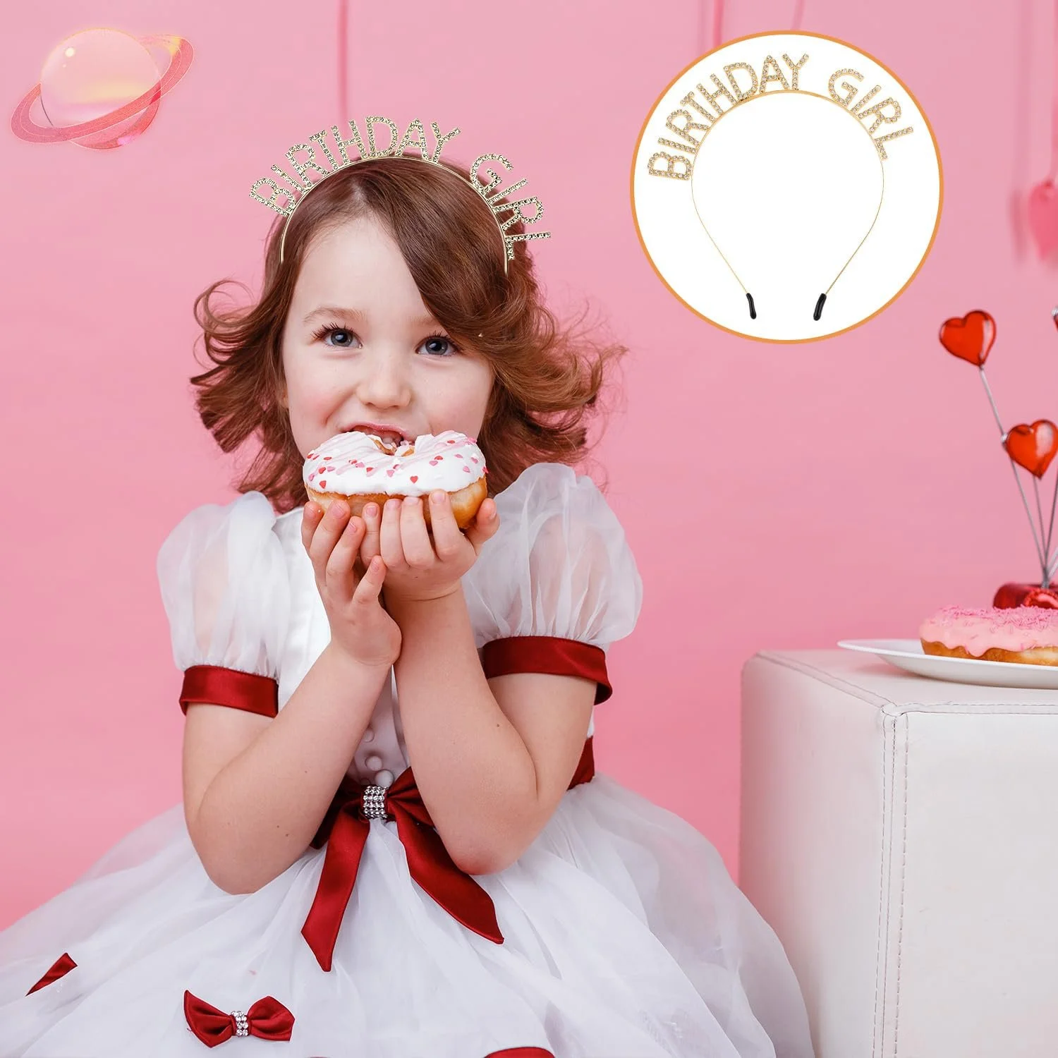 Обруч Корона для Дівчинки на День Народження, фото №5