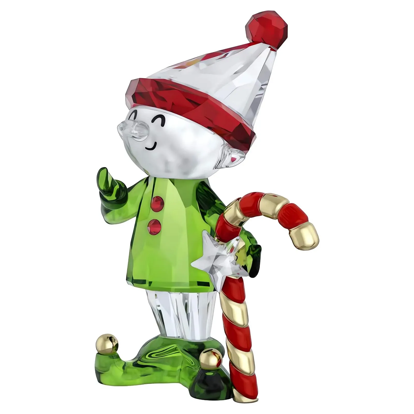 Фигурка Эльф с леденцом Swarovski Holiday Cheers Dulcis, 6 x 2.8 x 4.3 см, фото №2 Фигурка Эльф с леденцом Swarovski Holiday Cheers Dulcis, 6 x 2.8 x 4.3 см, фото №2