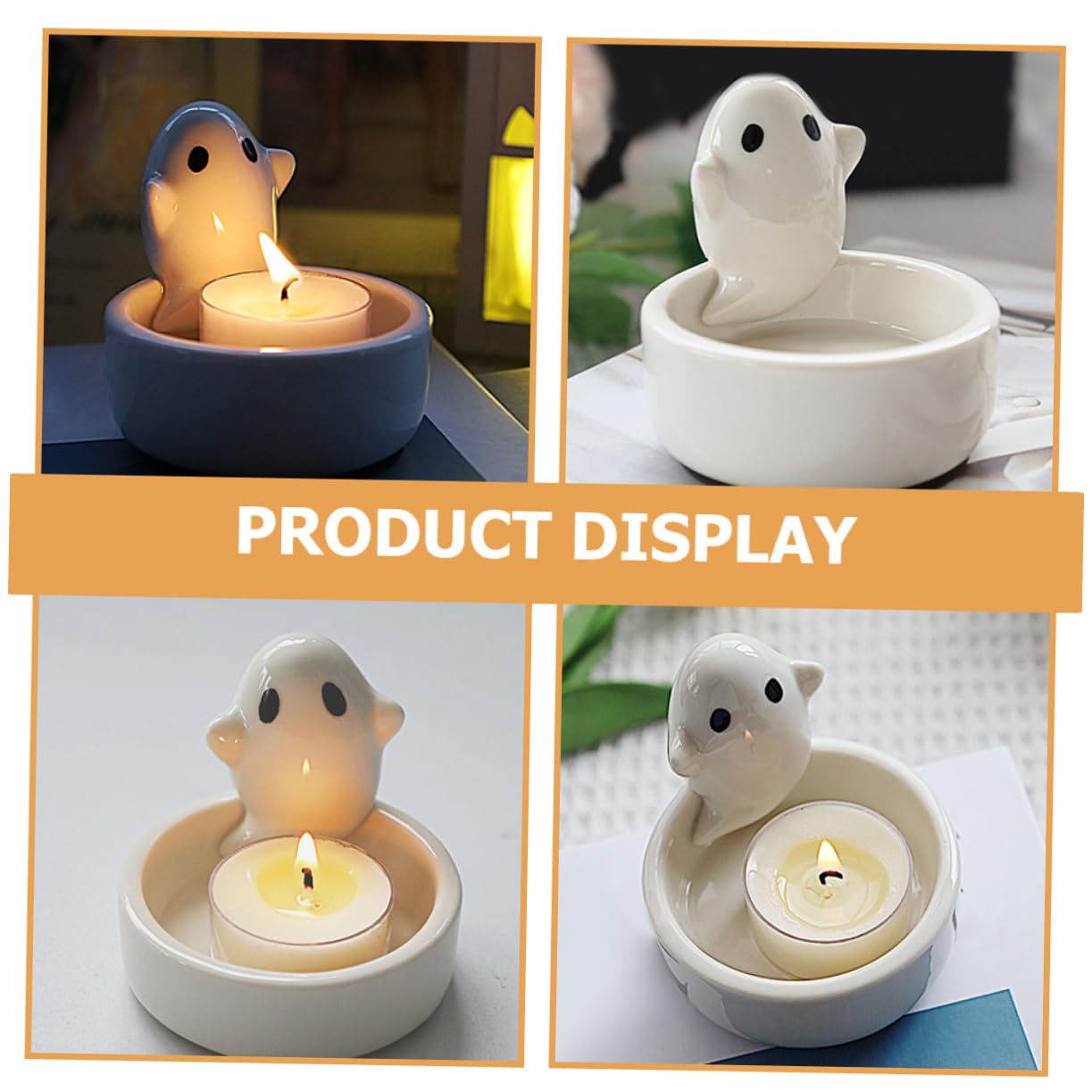 Свічник RORPOIR Керамічний Примарний Комплект 5 шт Білий, фото №6 Свічник RORPOIR Керамічний Примарний Комплект 5 шт Білий, фото №6