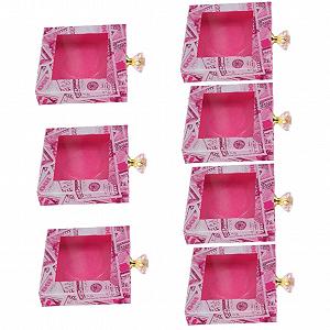 Контейнер Angoily 3D Eyelash Box для ресниц Картонный Набор с 7 окнами - Фото 1