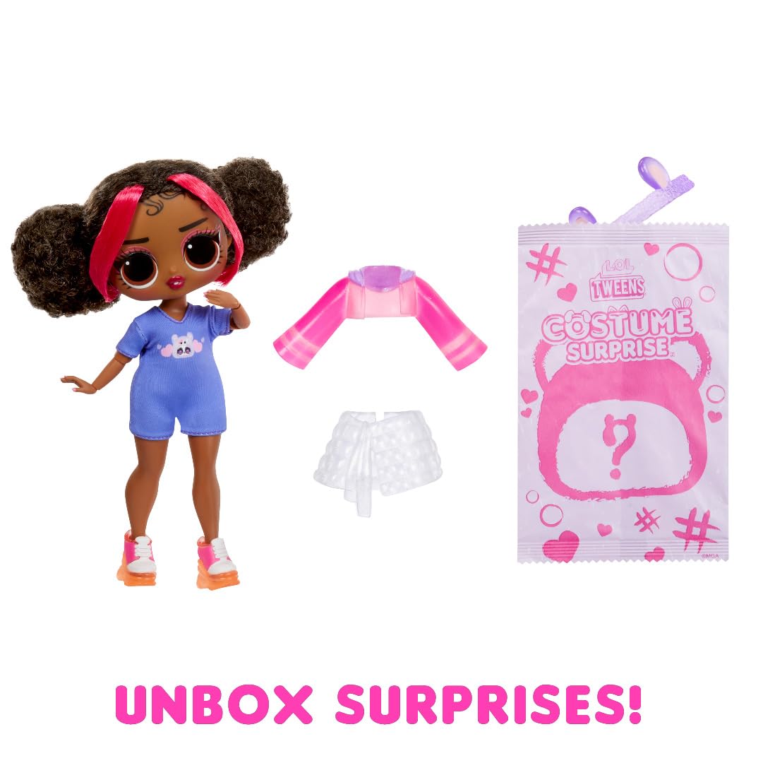 Лялька L.O.L. Surprise! Tweens Costume Surprise Hoops Cutie, з надувним фіолетовим костюмом панди та численними сюрпризами, фото №5 Лялька L.O.L. Surprise! Tweens Costume Surprise Hoops Cutie, з надувним фіолетовим костюмом панди та численними сюрпризами, фото №5