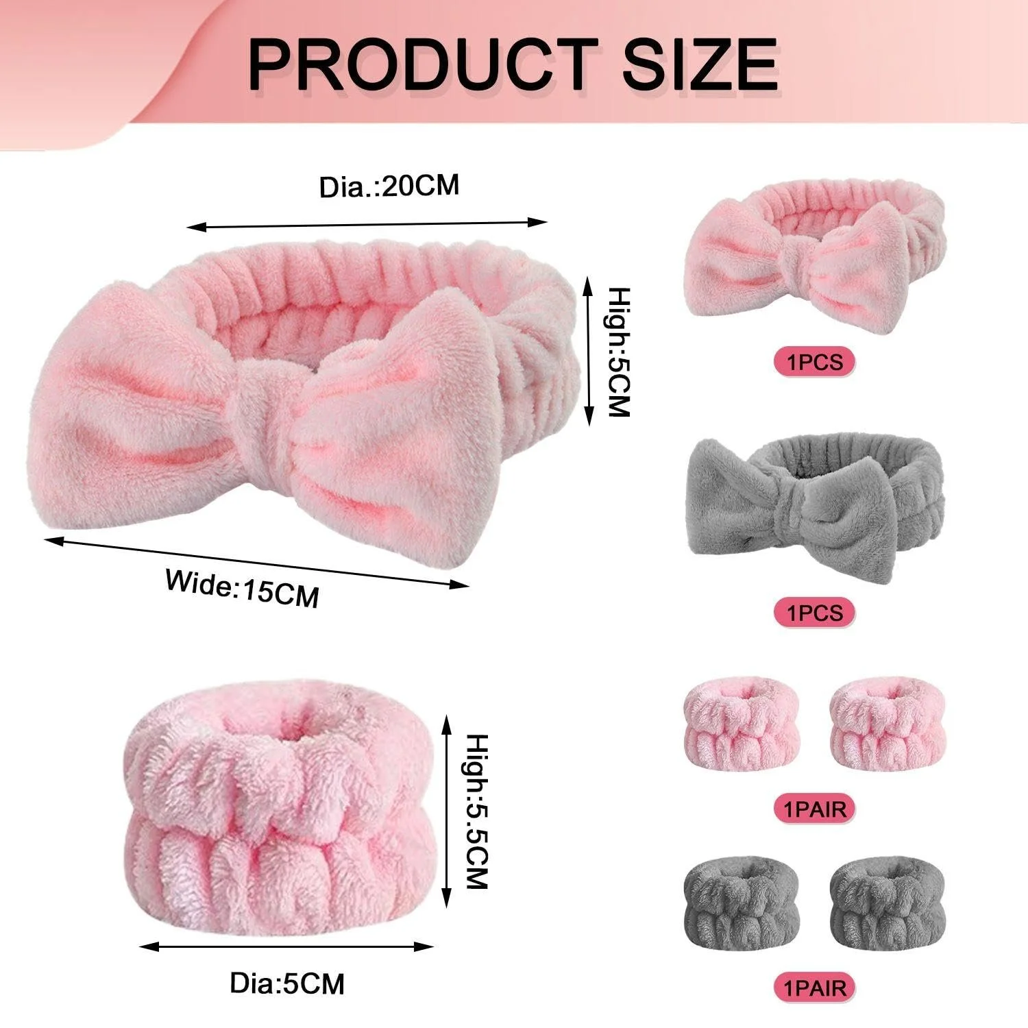 Набір Пов'язка на Голову з Бантом, фото №2