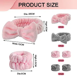 Набор Повязка на Голову с Бантом synthetic.ua - Фото 1