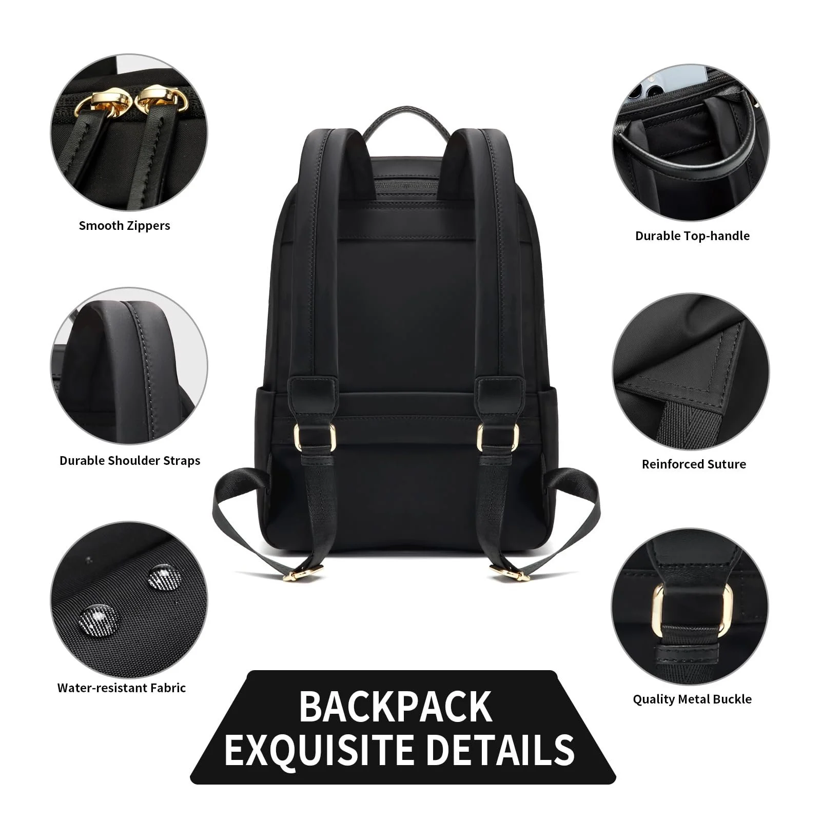 Рюкзак для ноутбука GOLF SUPAGS Slim 15.6 дюйма Black, фото №4 Рюкзак для ноутбука GOLF SUPAGS Slim 15.6 дюйма Black, фото №4