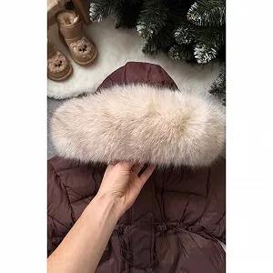 Тепла куртка з хутровим капюшоном від 100 до 160 см на холодну осінь та єврозиму! synthetic.ua - Фото 1