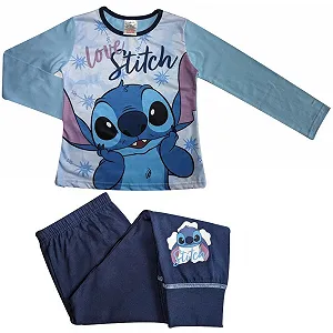 Піжама Disney Lilo and Stitch для дівчат - З довгими рукавами - Фото 1