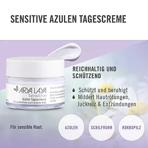 Денний крем ARYA LAYA Sensitive Azulen для чутливої та сухої шкіри 50 мл synthetic.ua - Фото 1