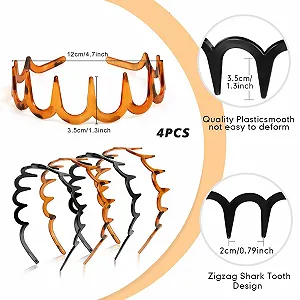 Обруч Зигзаг для волосся для жінок synthetic.ua - Фото 1