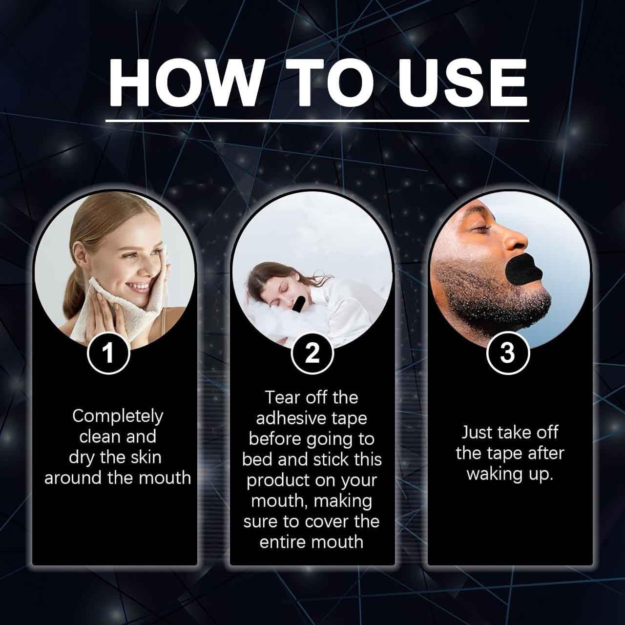 Пластирі для сну для рота 42 шт, Смужки для рота для сну, Антихрап, фото №7