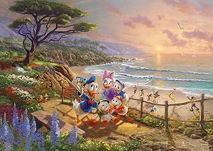 Пазл Schmidt Spiele Thomas Kinkade Disney 59951 Donald and Daisy on the Beach 1000 элементов synthetic.ua - Фото 1
